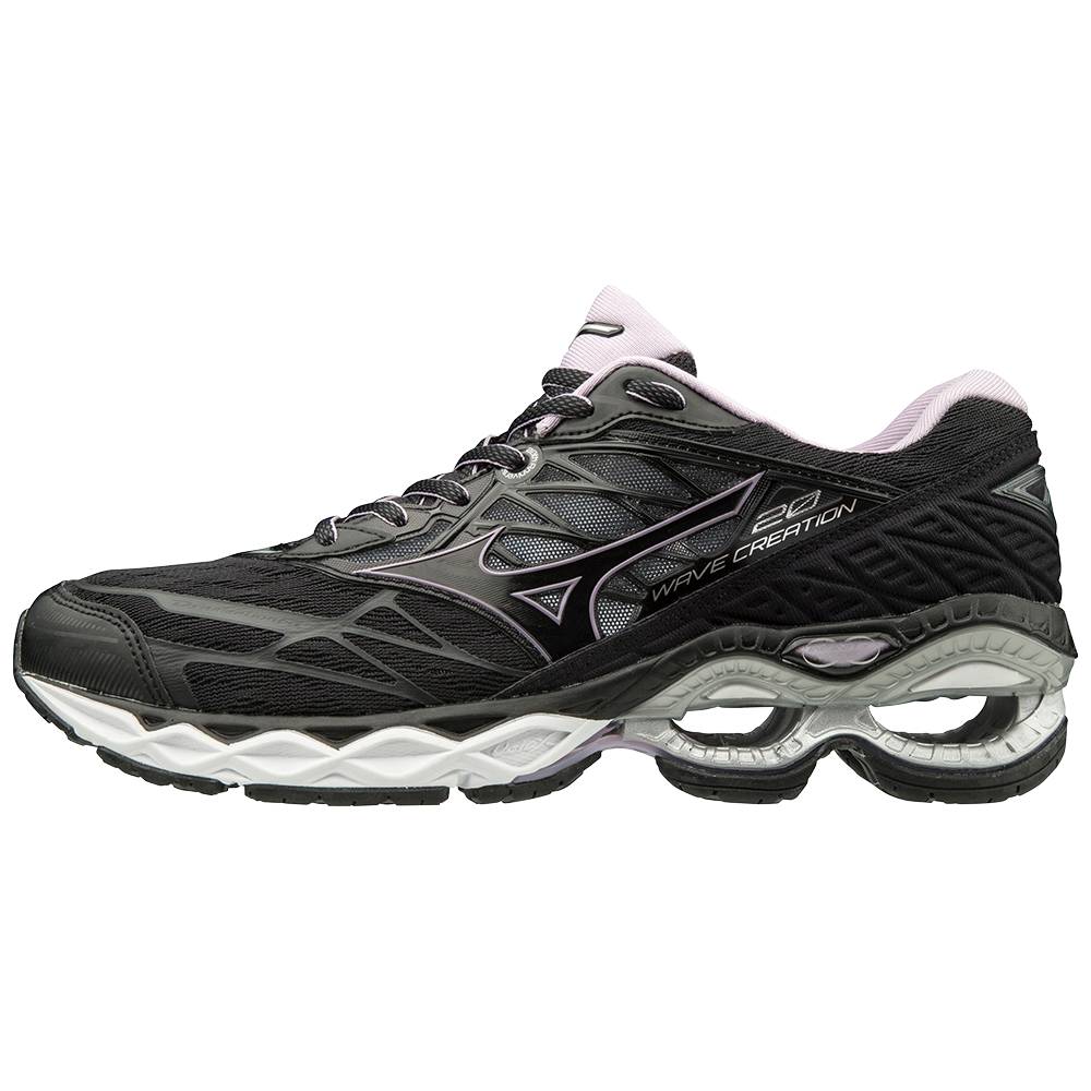 Tenis Para Correr Mizuno Wave Creation 20 Para Mujer Negros 0893561-XR